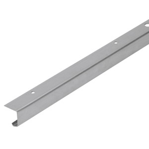 Profilo di scorrimento Hettich TopLine 25, acciaio zincato, per porte scorrevoli fino a 40 kg.