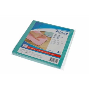 Confezione di panni multiuso, set da 3, colori assortiti. Panni assorbenti per la pulizia domestica e commerciale.