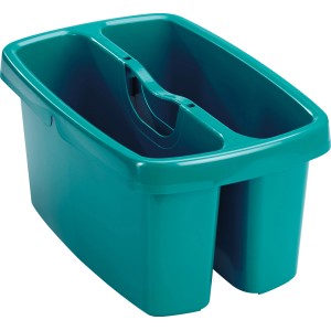 Leifheit Combi Box, secchio per attrezzi di pulizia con due scomparti e manico ergonomico.