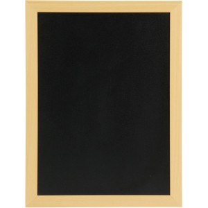 Tableau noir Securit Woody Marron, 40x30 cm, avec cadre en bois et marqueur craie pour notes créatives.
