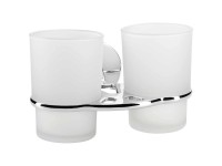 Diaqua® Doppelglashalter Roma verchromt Diaqua® Doppelglashalter Roma verchromt