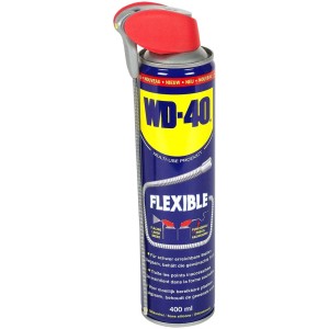 WD-40 Spray multifunzione Flexible, bomboletta da 400 ml con tubo flessibile.