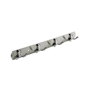 Appendiabiti Hettich cromato con 5 ganci da avvitare.