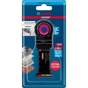 Lame de scie plongeante Bosch Expert Multi Material PAIZ32 APIT, 32x40mm, pour outils multifonctions.