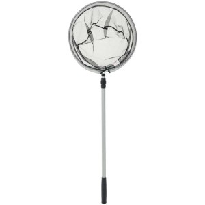 Guadino Colibri con manico telescopico in alluminio, 113/180 cm. Ideale per la cura del laghetto.