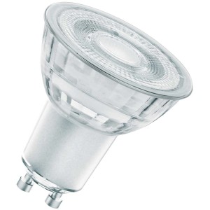 Lampada LED riflettore Osram PAR16 GU10, bianco caldo, dimmerabile.