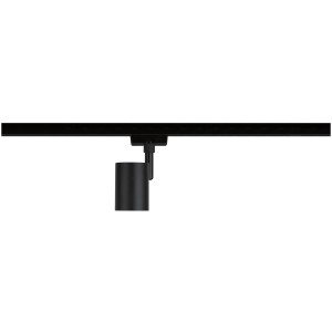 Spot LED noir Paulmann Urail Limba sur rail, 4W, lumière blanc chaud.