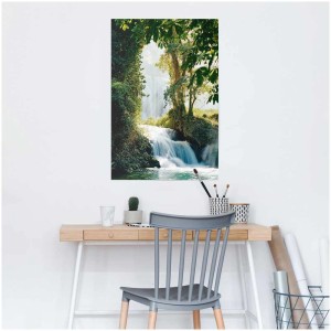 Maxiposter „Waterfalls - Zaragoza“ (61x91,5 cm) mit Wasserfall-Motiv.