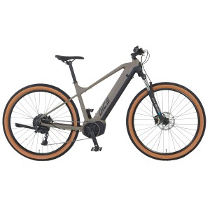 Prophete E-Bike MTB Dice 3.0, 29 pollici, grigio-nero opaco. Hardtail con motore centrale e batteria integrata.