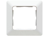 Abdeckrahmen Modino Priamos mit Designprofil Weiss 90 x 90 mm