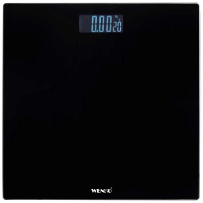 Wenko Pèse-personne LCD Noir (HxlxP) 2,2 x 28 x 28 cm