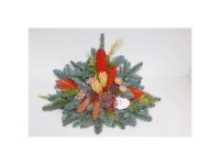 Doppelgesteck Orange klein Ø 50 cm