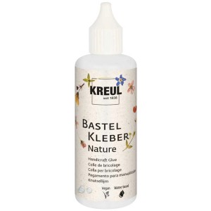Flasche Kreul Bastelkleber Transparent, 80ml, für Papier, Holz und mehr.