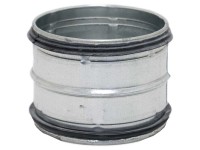 Wickelfalz-Rohrverbinder mit Lippendichtung Ø 100 mm