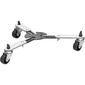 Wagner Sun City Small 0817: Rolluntersetzer in acciaio resistente alle intemperie con tre ruote.
