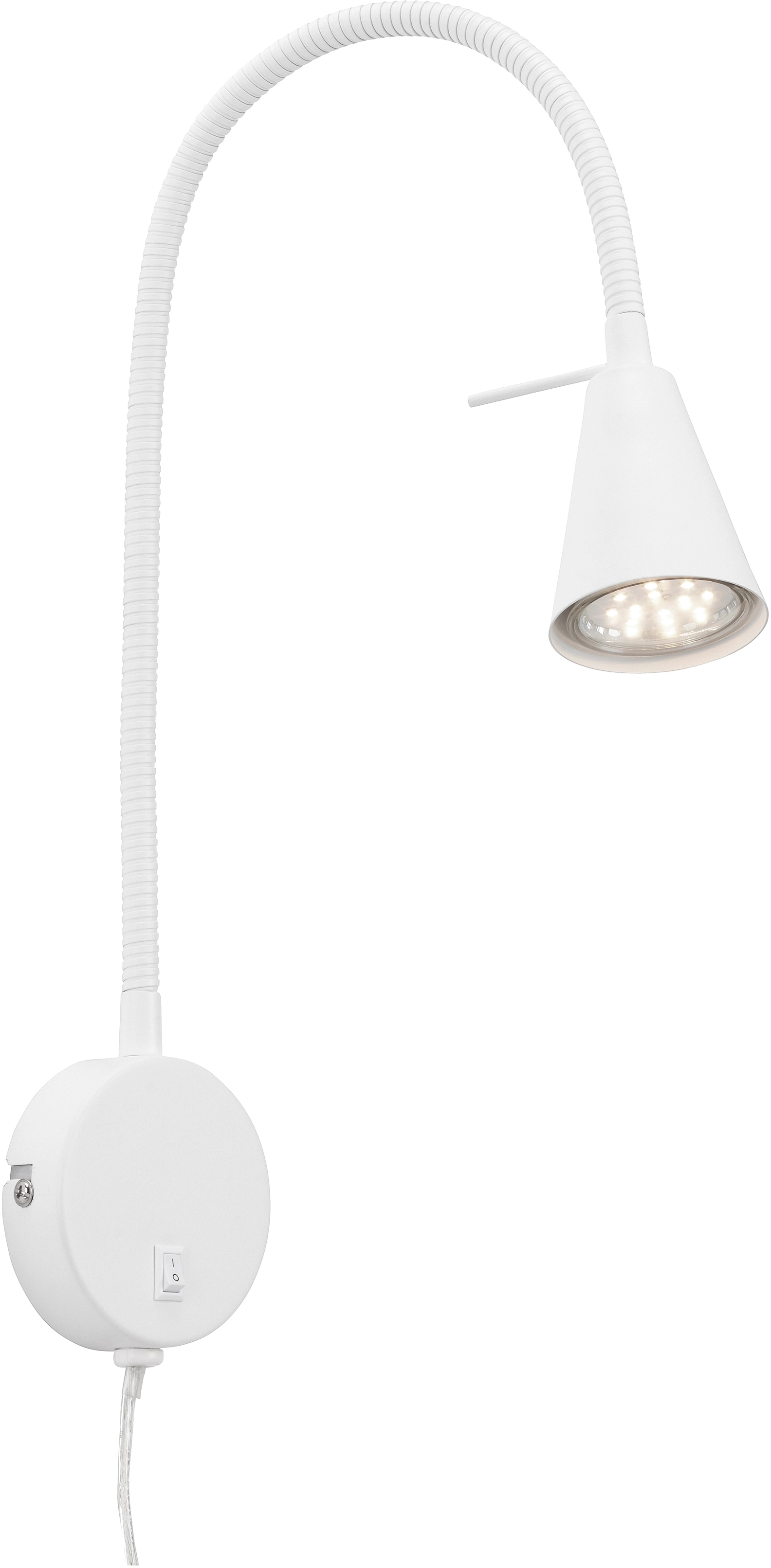 Briloner Lampada da letto LED Bianco