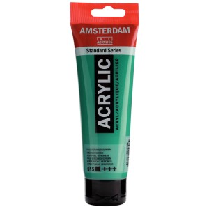 Tube Amsterdam Acrylfarbe Standard Series Paul Veronesegrün, 120 ml.