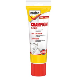 Tube Molto Alleskönner Champion Leichtspachtel, weiß, 200ml für Wände und Decken.