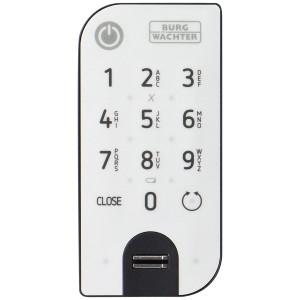Burg-Wächter ENTRYeasy 7602 FP: Keypad für elektronisches Türschloss mit PIN und Fingerscan.