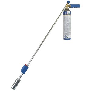 Désherbeur thermique Bio-Gärtner PZ4000 avec cartouche de gaz, pour éliminer les mauvaises herbes et allumer le charbon de bois.