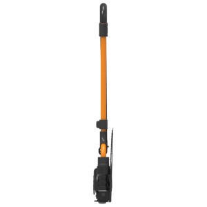 Carrello saliscale Cartech piegato, pieghevole, arancione/nero, portata 60 kg.