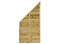 Sichtschutzzaun Rhodos Kiefer Grün imprägniert (HxB) 90 / 180 x 90 cm