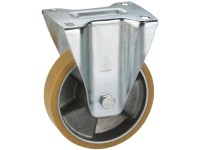 Doerner + Helmer Rotella fissa PU/alluminio con cuscinetto a sfere 10 x 3 cm