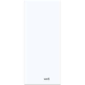 Pannello doccia Breuer in alluminio composito bianco, 100x255 cm.