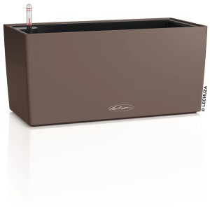 Pot de fleurs Lechuza Balconera Color 40 couleur muscade, 40x19x19 cm, pour balcon et terrasse.