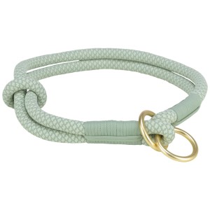 Collare Trixie con arresto a trazione Soft Rope, salvia-menta, Ø 13 mm, circonferenza 50 cm.