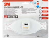 3M Aura Masque pour matériaux isolants et bois dur 9332+ / 2 pcs 3M Aura Masque pour matériaux isolants et bois dur 9332+ / 2 pcs