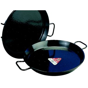 Padella per paella Garcima smaltata, Ø 55 cm, con due manici per grill e fornello.