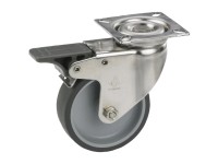 Doerner + Helmer Apparate-Lenkrolle mit Feststeller Ø 5 cm / Bauhöhe 7,3 cm