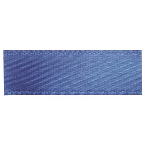 Nastro di raso blu, larghezza 3 mm, lunghezza 10 m, ideale per artigianato e decorazioni.