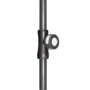 Dettaglio: Tubo inferiore antracite (29/32 mm) per supporto per ombrellone Derby.
