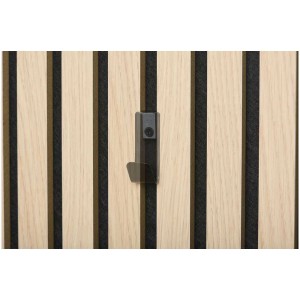 Staffa Denpanels (2 pz.) montata su pannello acustico, per fissare accessori.