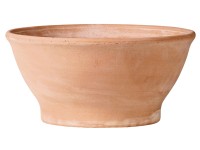 Deroma White Garden Pflanzschale Ciotola Liscia Terrakotta Tonweiss Ø 27,2 cm