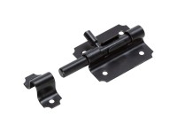 Bolzenriegel Stahl Schwarz (HxBxT) 53 x 94 x 20 mm Bolzenriegel Stahl Schwarz (HxBxT) 53 x 94 x 20 mm