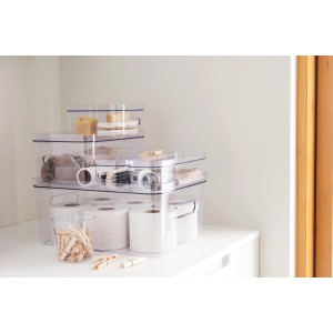 Deckel für SmartStore Compact Clear L Aufbewahrungsbox, auch als Untersetzer nutzbar.