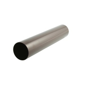 Tubo pluviale marrone Marley DN 105, lunghezza 1 m per grondaie in plastica.