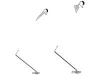 Ecoflow Solarpanel-Halterung für Balkon Edelstahl Silber