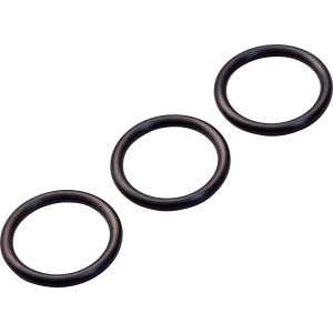 O-ring, 3 pezzi, Ø 18 mm x Ø 20,5 mm, guarnizioni in gomma per es. testate valvole.