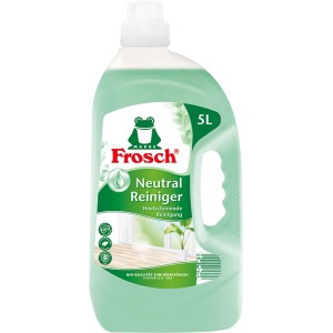 Frosch Detersivo Neutro in tanica da 5L per pavimenti, mobili e altro. Detergente delicato sulla pelle.