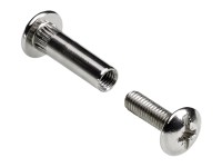 Verbindungsschraube M6 mit Hülse Ganzmetall Spannmass 30 - 42 cm