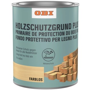 OBI Fondo protettivo per legno Plus Incolore 2,5 l