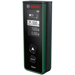 Télémètre laser Bosch Zamo, outil de mesure pour des mesures précises jusqu'à 25 m.
