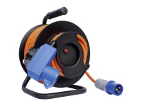 Steffen Kabelrolle Kunststoff Schwarz-Weiss GdV 15 m