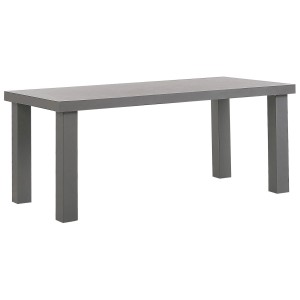 Grauer Beliani Gartentisch Taranto aus Beton für bis zu 6 Personen.