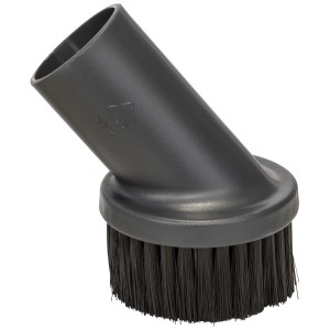 Brosse d'aspiration ronde Bosch pour aspirateurs, adaptée aux tubes de 35 mm, pour un dépoussiérage efficace.