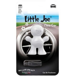Lufterfrischer Little Joe New Car Weiss für Auto-Lüftungsschlitze.